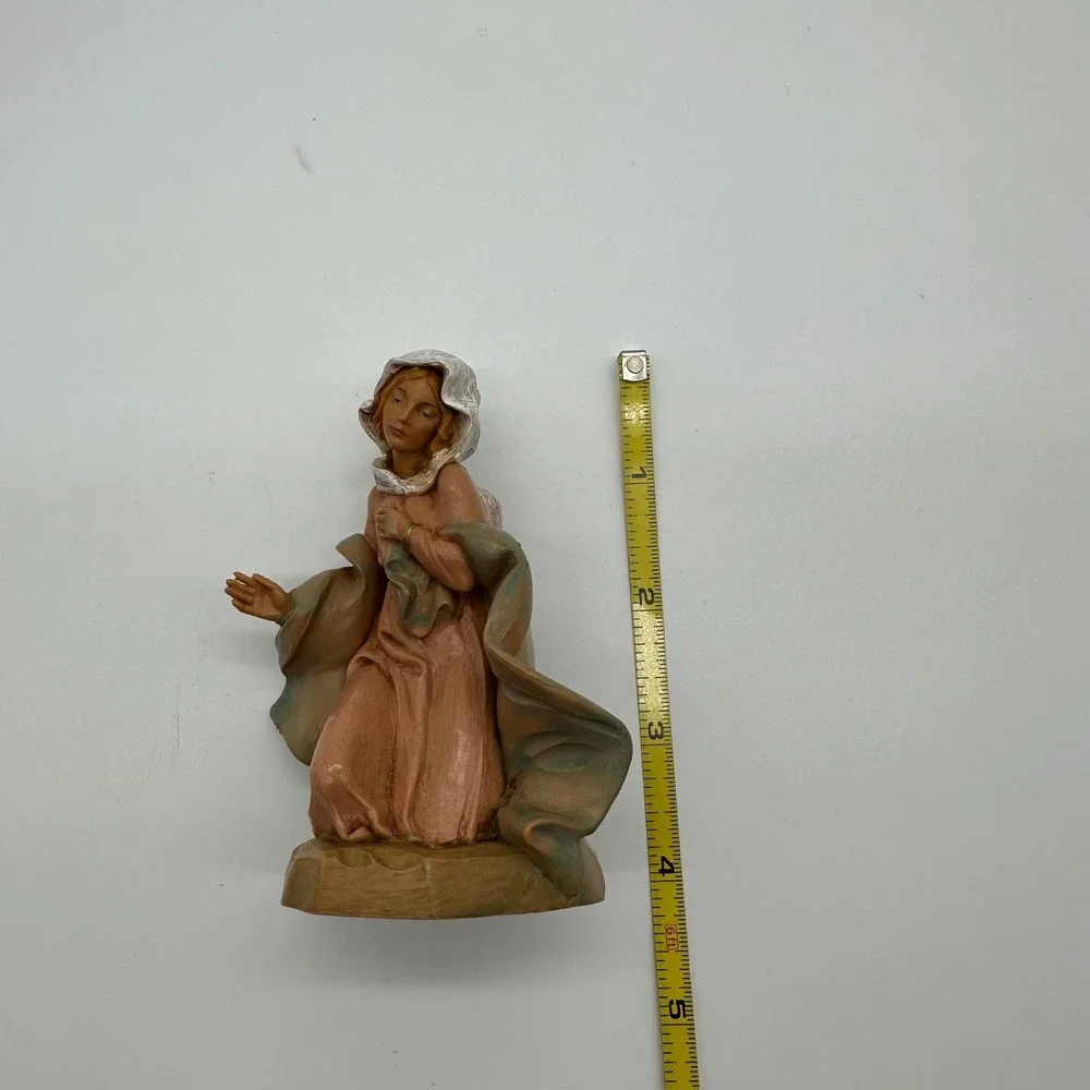 Vintage 1991 Fontanini Depose Italy Nativity Holy Family 4 Piece Set Signed